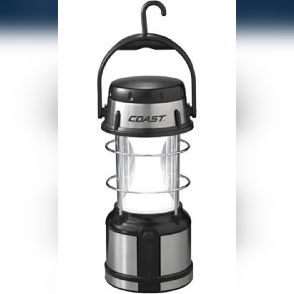 Coast Black and Silver LED Lantern